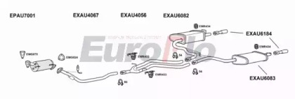 Система выпуска ОГ EuroFlo AUA620D 3001B